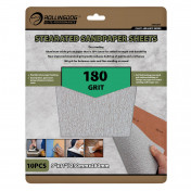 ROLLINGDOG Stearated Sanding Sheets, 230 x 280mm, 180 Grit (Pack of 10)