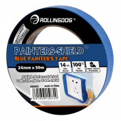 ROLLINGDOG PAINTERS-SHIELD™ Blue Masking Tape, 50m x 24mm