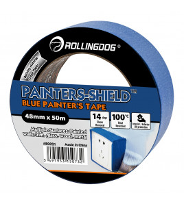 ROLLINGDOG PAINTERS-SHIELD™ Blue Masking Tape, 50m x 48mm
