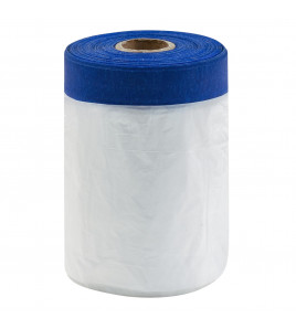 ROLLINGDOG PAINTERS-SHIELD™ Blue Pretaped Masking Film, 33m x 55cm
