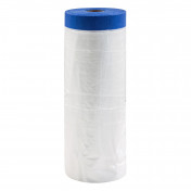 ROLLINGDOG PAINTERS-SHIELD™ Blue Pretaped Masking Film, 33m x 110cm