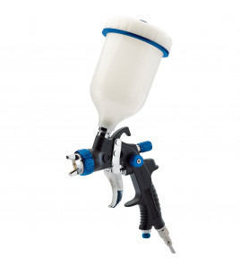 HVLP Air Spray Gun with Composite Body and Gravity Fed Hopper, 600ml