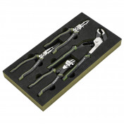 Draper Expert High Leverage Pliers Set with Water Pump Pliers in EVA Foam Tray (4 Piece)
