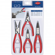 KNIPEX 00 20 03 V02 Set of Circlip Pliers, 4 parts
