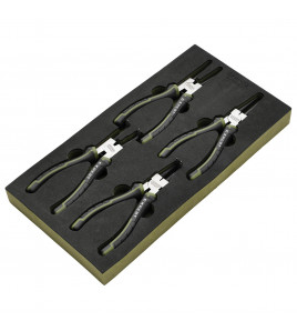 Draper Expert Circlip Pliers Set in EVA Foam Tray, 180mm (4 Piece)
