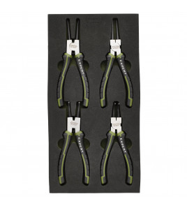 Draper Expert Circlip Pliers Set in EVA Foam Tray, 180mm (4 Piece)