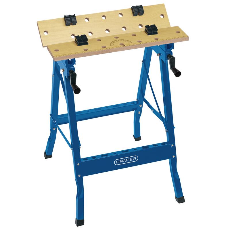 Tilt & Clamp Fold Down Workbench, 600 x 650 x 800mm