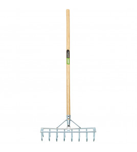 Long Handled Steel Harrow Rake and Scarifier