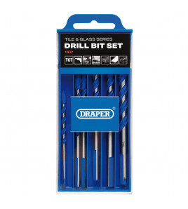 TCT Tile and Glass Drill Bit Set (6 Piece)
