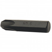 Cross Slot Impact Screwdriver Bit, No.4