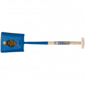 Draper Expert Contractors Square Mouth Shovel with Ash Shaft and T-Handle