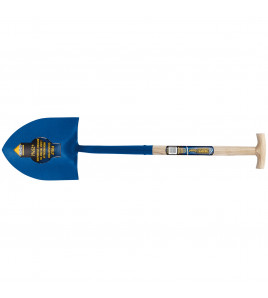 Draper Expert Contractors Round Mouth No.2 Shovel with Ash Shaft and T-Handle