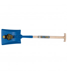 Draper Expert Contractors Square Mouth No.2 Shovel with Ash Shaft and T-Handle