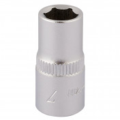 Elora Hexagon Socket, 1/4 Sq. Dr., 7mm