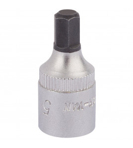 Elora Hexagon Screwdriver Socket, 1/4 Sq. Dr., 5mm