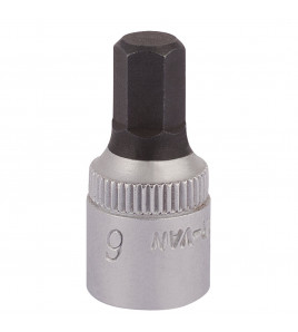 Elora Hexagon Screwdriver Socket, 1/4 Sq. Dr., 6mm
