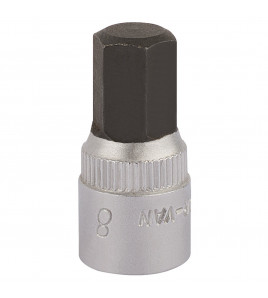 Elora Hexagon Screwdriver Socket, 1/4 Sq. Dr., 8mm