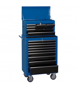 Combination Roller Cabinet and Tool Chest, 15 Drawer, 26, 680 x 458 x 1322mm