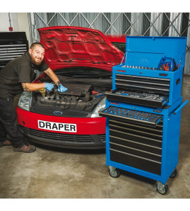 Combination Roller Cabinet and Tool Chest, 15 Drawer, 26, 680 x 458 x 1322mm