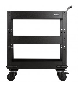 BUNKER® 3 Tier Trolley with Pull Handle and Stainless Steel Worktop, 714mm