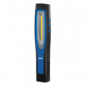 COB/SMD LED Rechargeable Inspection Lamp, 7W, 700 Lumens, Blue, 1 x USB Cable, 1 x USB Charger