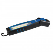 COB/SMD LED Rechargeable Inspection Lamp, 10W, 1,000 Lumens, Blue, 1 x USB Cable, 1 x Charger