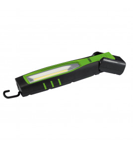 COB/SMD LED Rechargeable Inspection Lamp, 10W, 1,000 Lumens, Green, 1 x USB Charging Socket Supplied