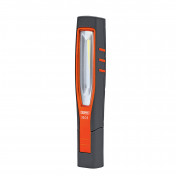 COB/SMD LED Rechargeable Inspection Lamp, 10W, 1,000 Lumens, Orange, 1 x USB Cable, 1 x Charger