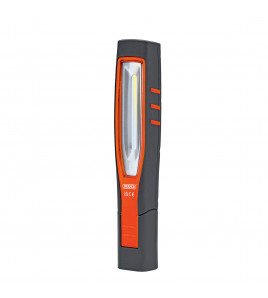 COB/SMD LED Rechargeable Inspection Lamp, 10W, 1,000 Lumens, Orange,  1 x USB Charging Socket Supplied