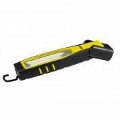 COB/SMD LED Rechargeable Inspection Lamp, 10W, 1,000 Lumens, Yellow, 1 x USB Cable, 1 x Charger