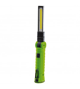 COB/SMD LED Rechargeable Slimline Inspection Lamp, 3W, 170 Lumens, Green, 1 x USB Cable Supplied