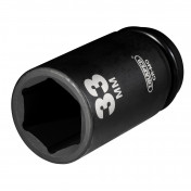 Draper Hi-TORQ® Deep Impact Socket, 3/4 Sq. Dr., 33mm