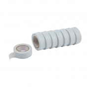 Insulation Tape to BSEN60454/Type2, 10m x 19mm, White (Pack of 8)