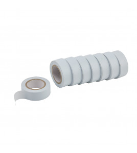 Draper Expert Insulation Tape to BSEN60454/Type2, 10m x 19mm, White (Pack of 8)