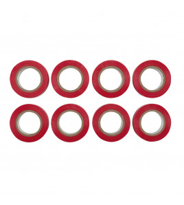 Draper Expert Insulation Tape to BSEN60454/Type2, 10m x 19mm, Red (Pack of 8)