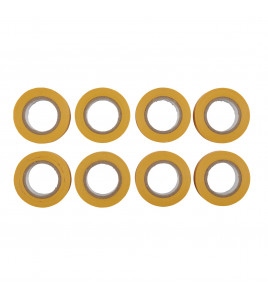 Draper Expert Insulation Tape to BSEN60454/Type2, 10m x 19mm, Yellow (Pack of 8)