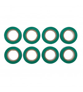 Draper Expert Insulation Tape to BSEN60454/Type2, 10m x 19mm, Green (Pack of 8)