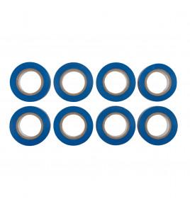 Draper Expert Insulation Tape to BSEN60454/Type2, 10m x 19mm, Blue (Pack of 8)