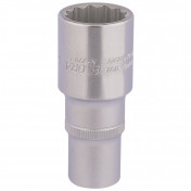 Elora Deep Bi-Hexagon Socket, 1/2 Sq. Dr., 24mm