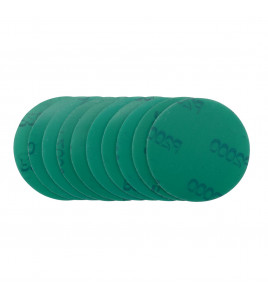 Wet and Dry Sanding Discs with Hook and Loop, 75mm, 2000 Grit (Pack of 10)