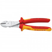 KNIPEX 74 06 200 VDE High Leverage Diagonal Cutter, 200mm