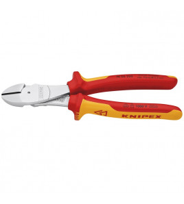 KNIPEX 74 06 200 VDE High Leverage Diagonal Cutter, 200mm