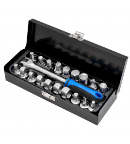Oil Drain Sump Plug Key Set, 3/8 Sq. Dr. (20 Piece)
