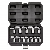 Flexible Crowfoot Socket Wrench Set, 3/8 Sq. Dr. (12 Piece)