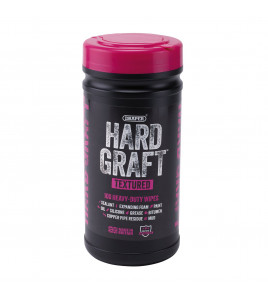 Draper Hard Graft Multipurpose Textured Wipes (Tub of 100)