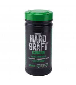 Draper Hard Graft Anti-Viral Wipes (Tub of 100)