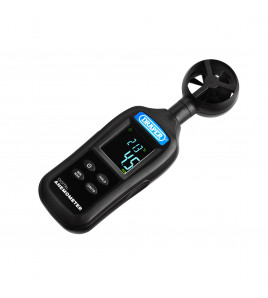Handheld Digital Anemometer - Wind Speed and Temperature Meter, 0.4-30m/s and -20 to +70°C
