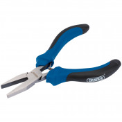 Soft Grip Flat Nose Mini Pliers, 115mm