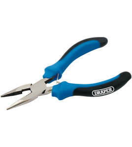 Soft Grip Long Nose Mini Pliers, 125mm