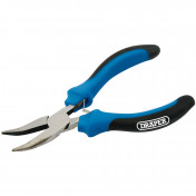 Soft Grip Bent Nose Mini Pliers, 125mm